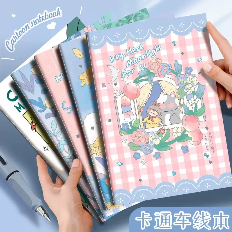 cartoon notebook